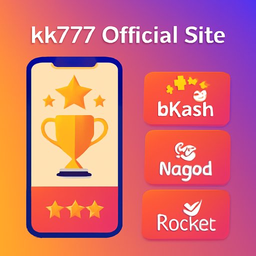 kk777 promotions ব্যানার ফোন ডিসপ্লে